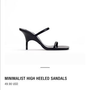 📞📞L👀KING FOR THESE ZARA HEELS 6.5USA=37 EURO📞📞
